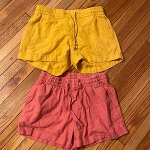 Two pair Old Navy drawstring shorts!